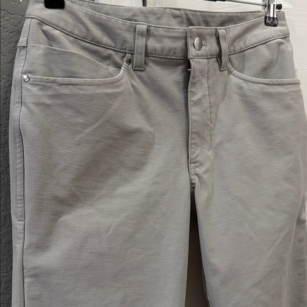 Lululemon ABC slim fit 5 pocket pants utilitech men’s size 28 seal grey - Picture 4 of 7